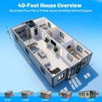 Luxury Expandable Steel Tiny Homes 20ft & 40ft