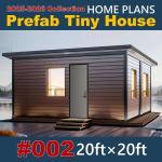 Foldable Container Tiny Home Plan for Adults