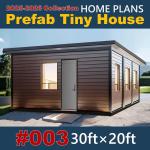 Foldable Container Tiny Home Plan for Adults