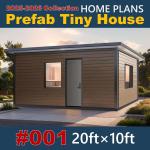 Foldable Container Tiny House Plan for Adults