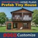 Foldable Container Tiny House Plan for Adults