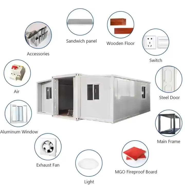Customizable Solar-Powered 2-Bedroom Prefab Tiny Home