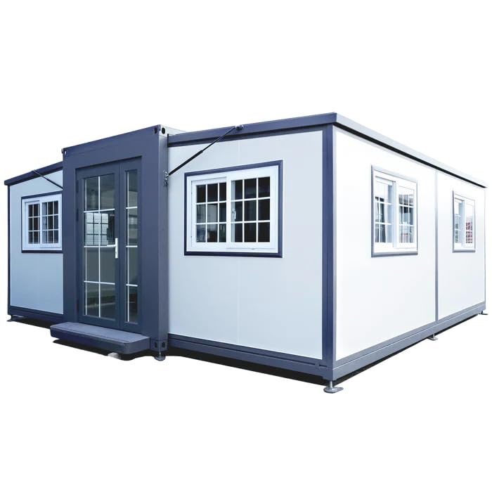 Jaxenor 13x20ft Portable Prefabricated Tiny Home with Restroom