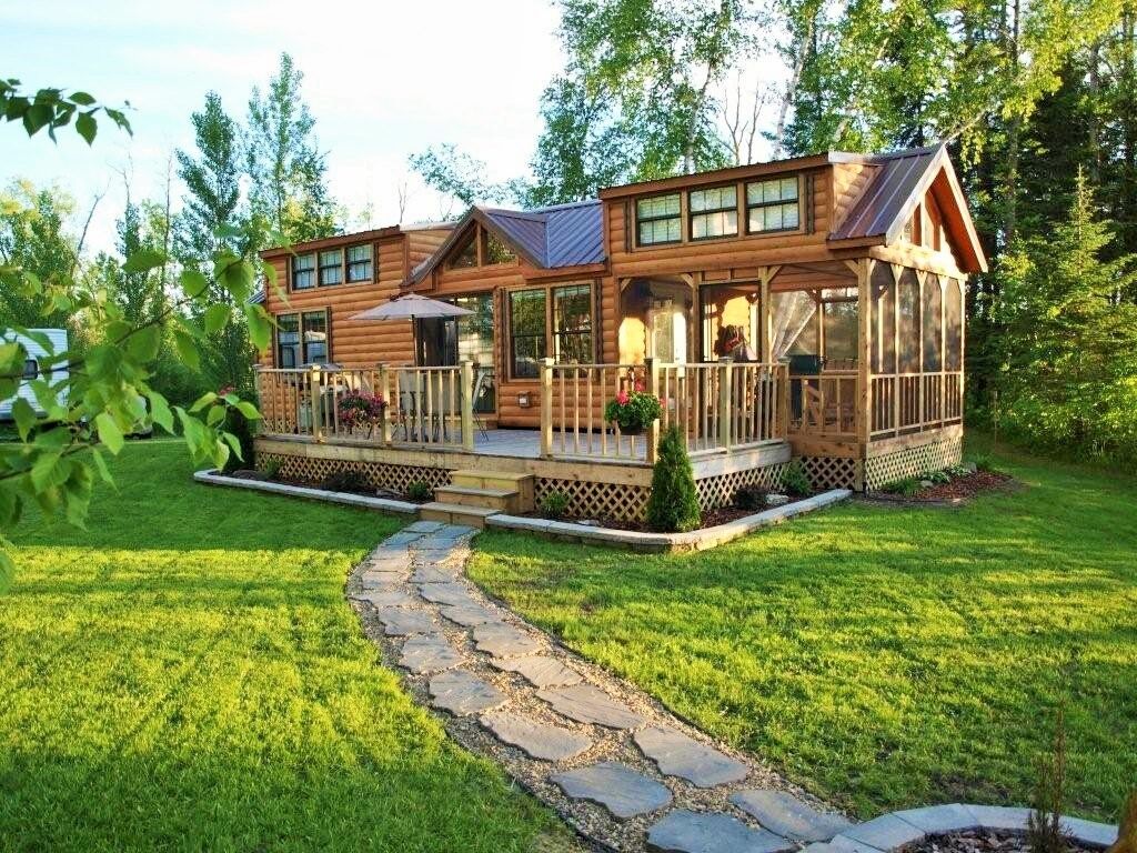 Custom-built rustic cabins for your prepped property
