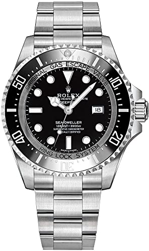 Rolex Sea Dweller Black Dial Steel Watch in 116660