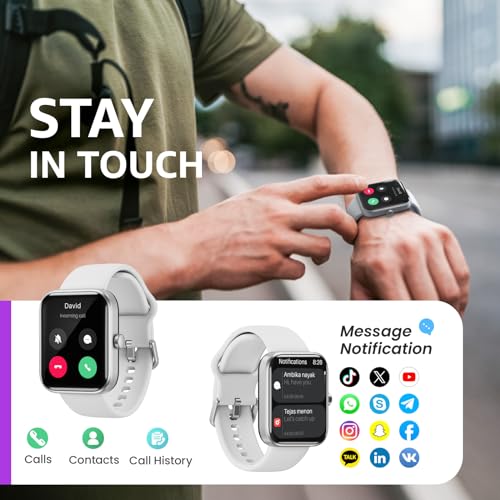 TOZO 2024 Upgraded Smart Watch for iPhone & Android
