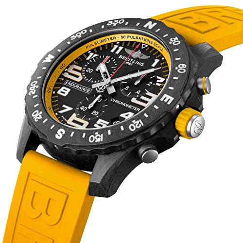 Breitling Endurance Pro Quartz Watch Yellow Black Men's