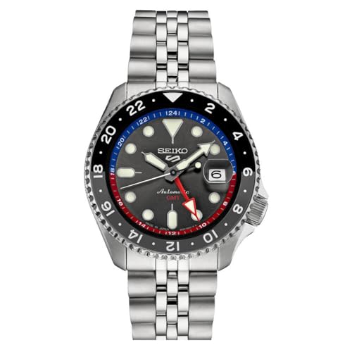 SEIKO SSK019J1 Men's Sports GMT Mechanical Stainless Watch
