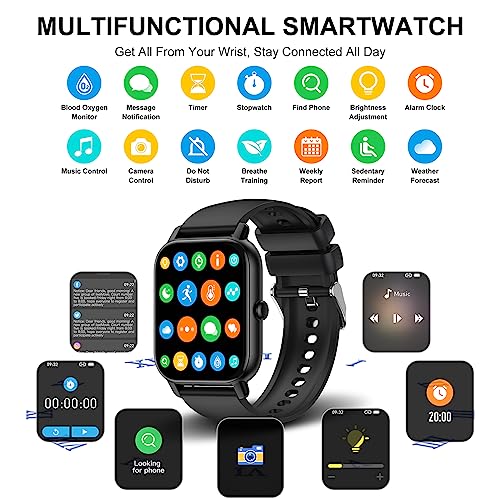 1.85" IP68 Waterproof Smartwatch With 110+ Sport Modes