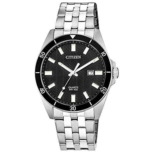 Citizen Quartz Men's Classic Stainless Steel Watch Silver-Tone