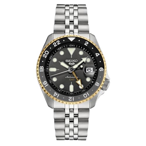 Seiko Men's Sports GMT Automatic Stainless Steel Watch