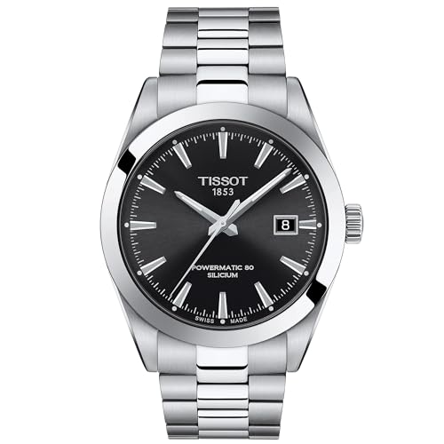 Tissot Men's Stainless-Steel Grey Dress Watch