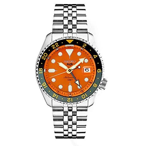 Seiko SSK005 Men's Automatic Sports Watch - Orange Dial