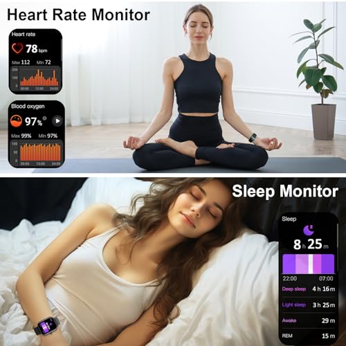 1.91" Smartwatch for Men Women, Fitness Tracker, IP68 Waterproof