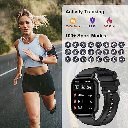 1.85" IP68 Waterproof Smartwatch With 110+ Sport Modes