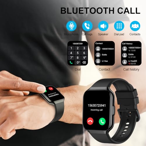 HD Touch Screen Smartwatch with Call Function, IP68