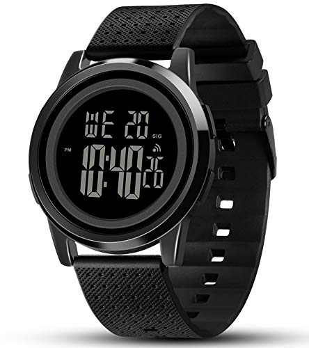 YUINK Ultra-Thin Digital Sports Watch - Stainless Steel
