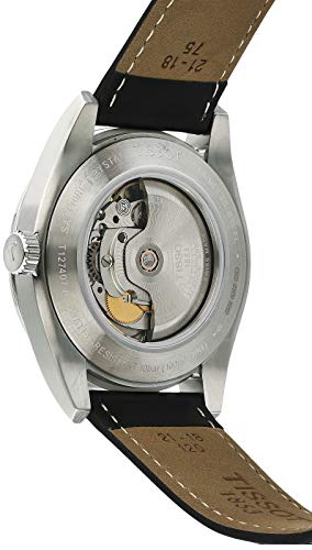 Tissot Men's Black Stainless Steel Dress Watch