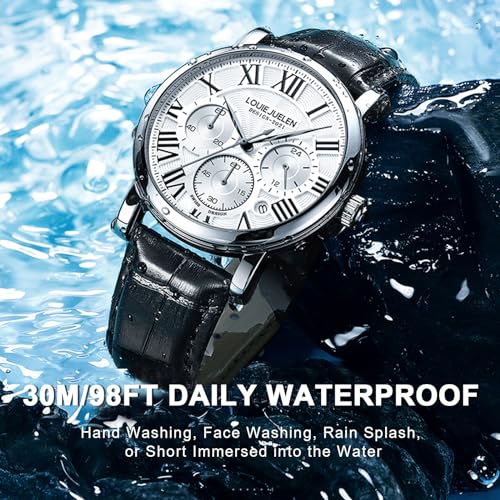 eYotto Men's Stainless Steel Chronograph Business Watch