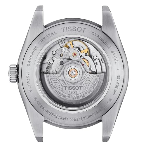 Tissot Men's Stainless-Steel Grey Dress Watch