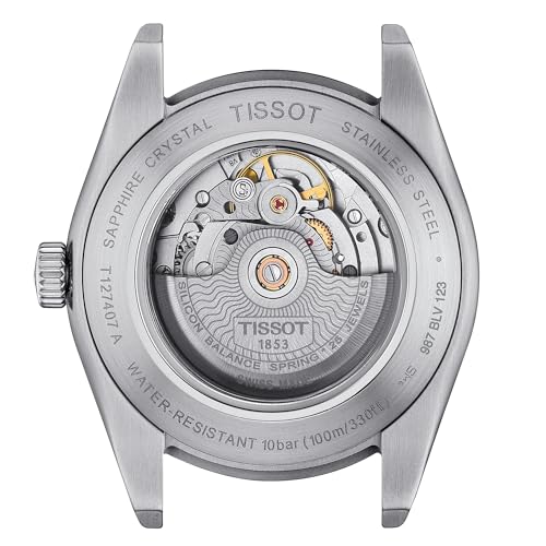 Tissot Stainless Steel Mens Grey Dress Watch