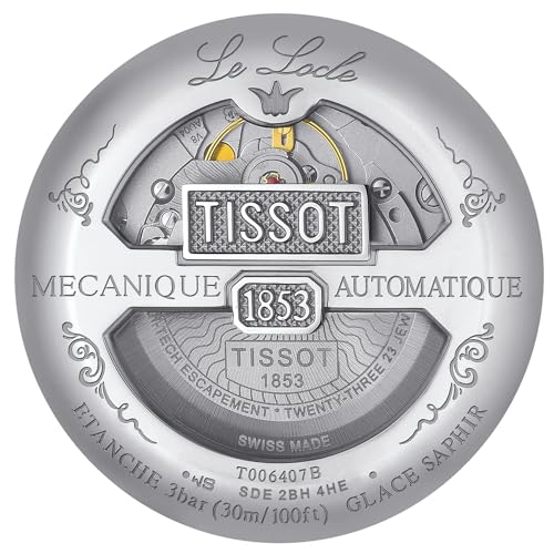 Tissot Men's Le Locle Stainless Steel Black Watch