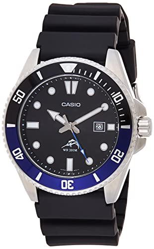 Casio Men's Black Stainless Steel Quartz Sport Watch
