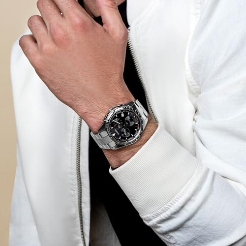 Rado Men's HyperChrome Swiss Quartz Chronograph Watch, Black