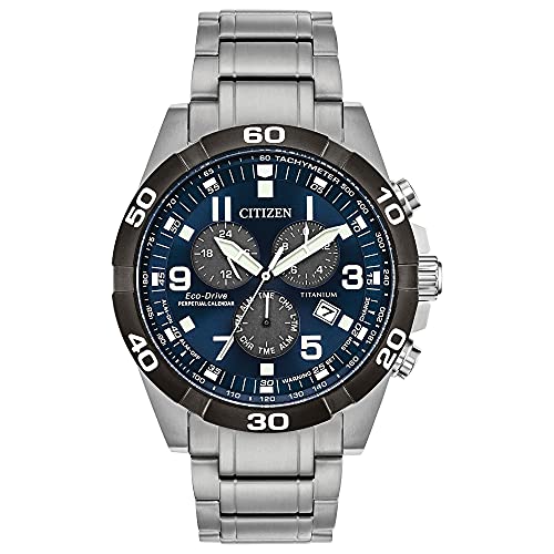 Citizen Men's Eco-Drive Sport Casual Titanium Chronograph Watch