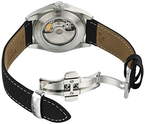 Tissot Men's Black Stainless Steel Dress Watch