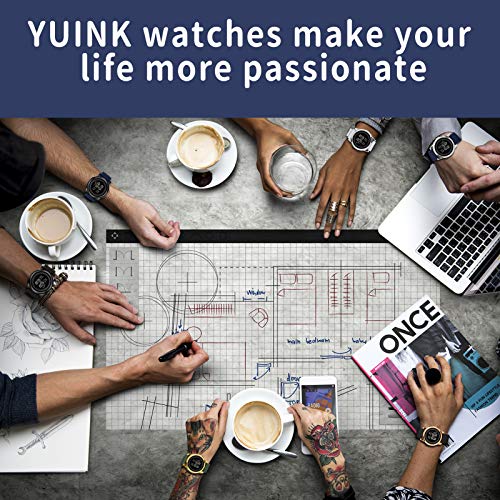 YUINK Ultra-Thin Digital Sports Watch - Stainless Steel