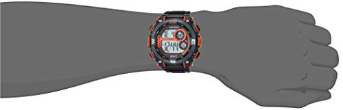 Armitron Sport Men's Metallic Red Chronograph Digital Watch