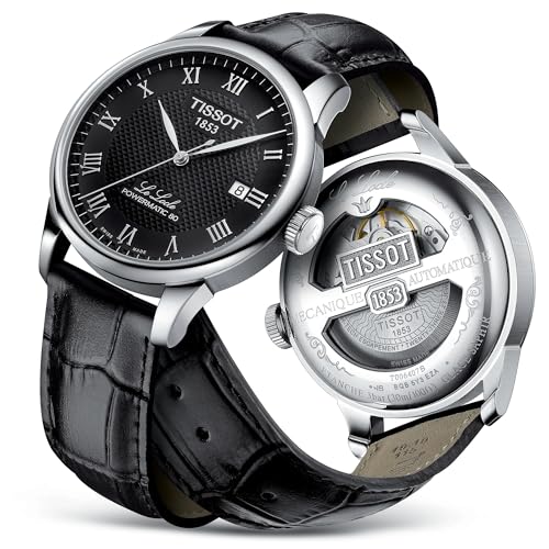 Tissot Men's Le Locle Stainless Steel Black Watch