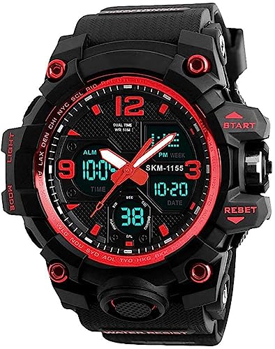 LYMFHCH Men's Analog Sports Watch with Large Dial