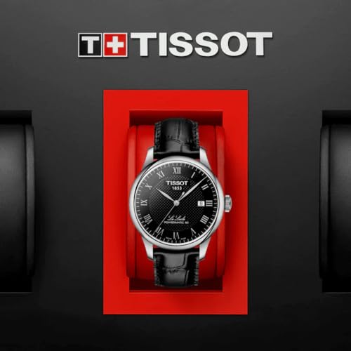 Tissot Men's Le Locle Stainless Steel Black Watch