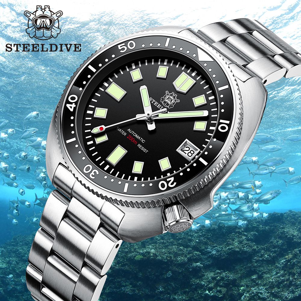 Steeldive Brand NH35 Men Dive Watch with Sapphire Glass