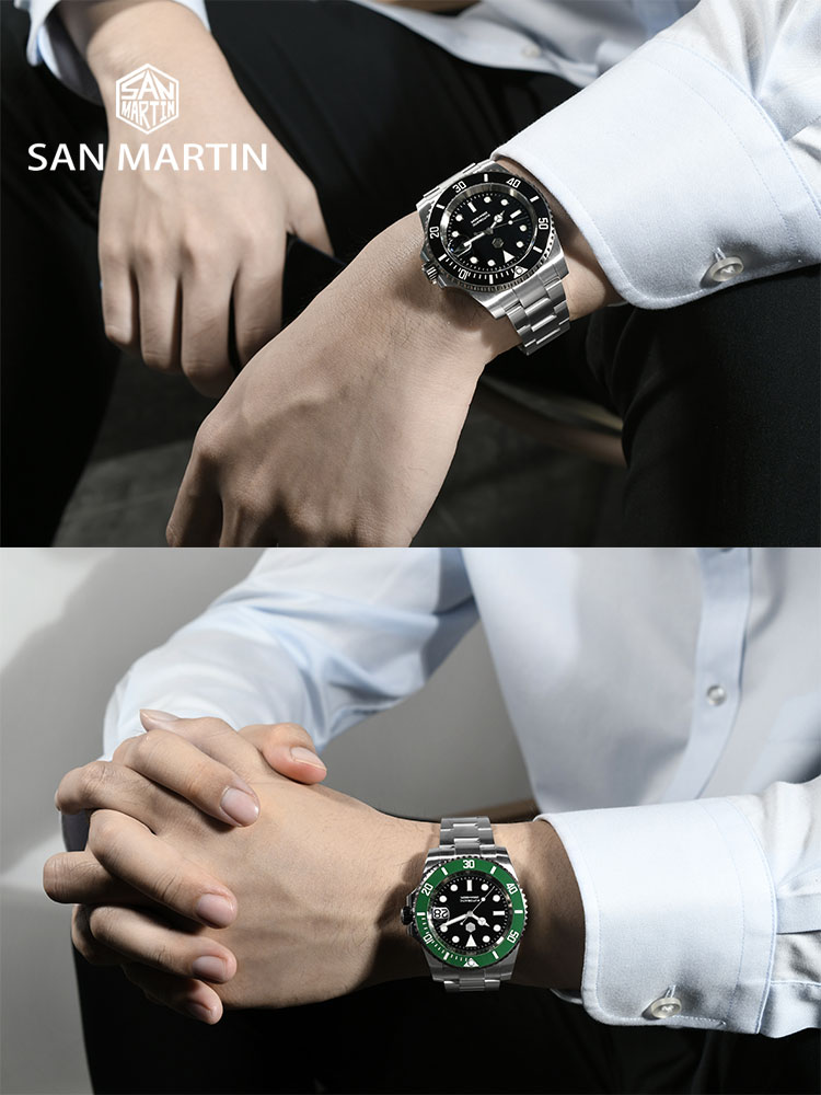 San Martin 40mm Water Ghost Diver Men's Watch