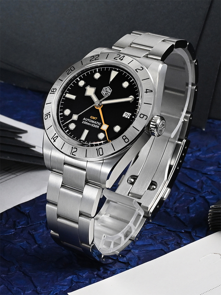 San Martin 39mm GMT Mechanical Watch for Men