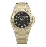 Versace Greca Reaction Collection Luxury Mens Gold Watch