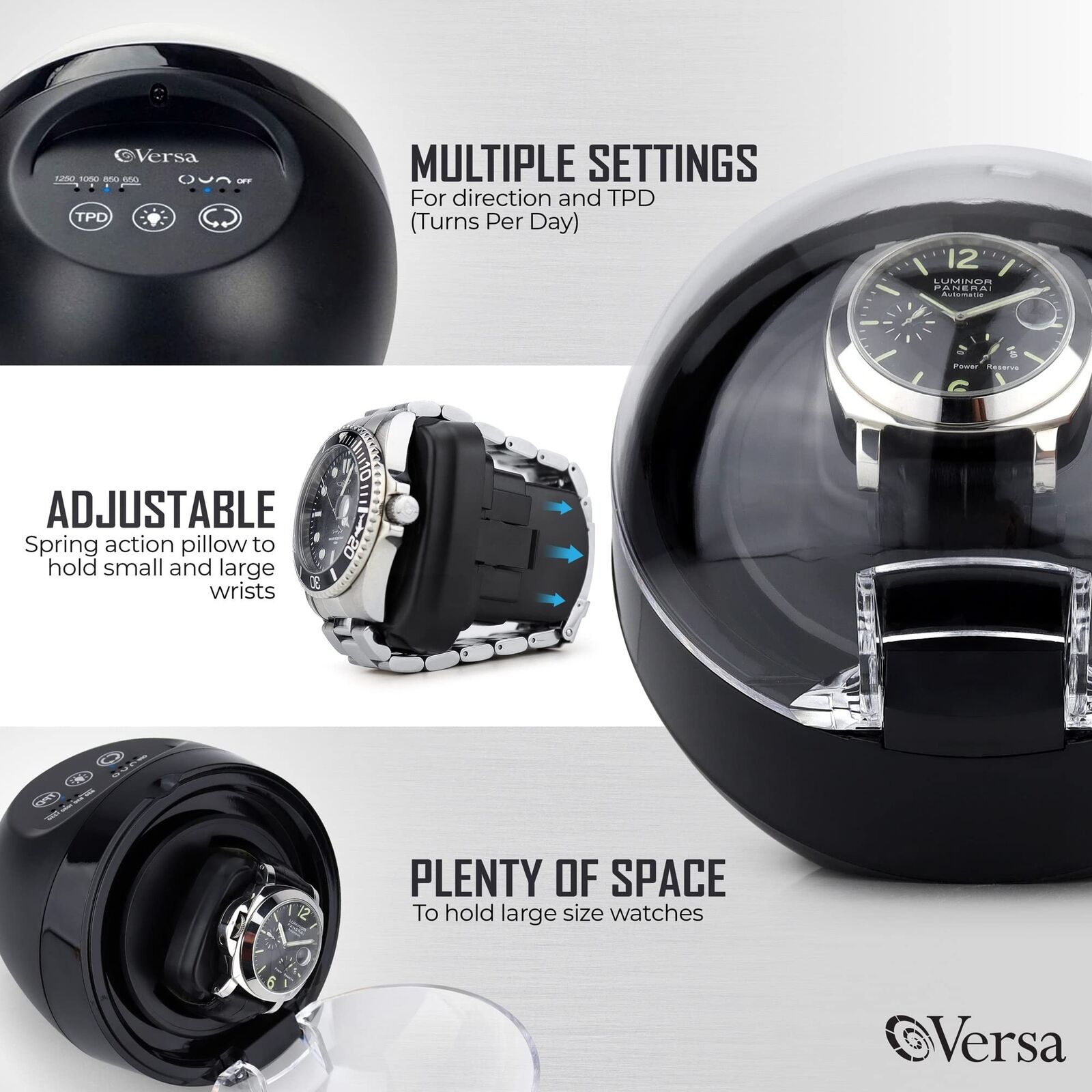 Versa Single Watch Winder