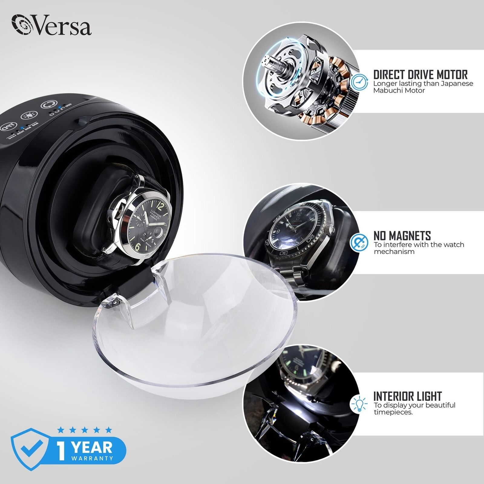 Versa Single Watch Winder