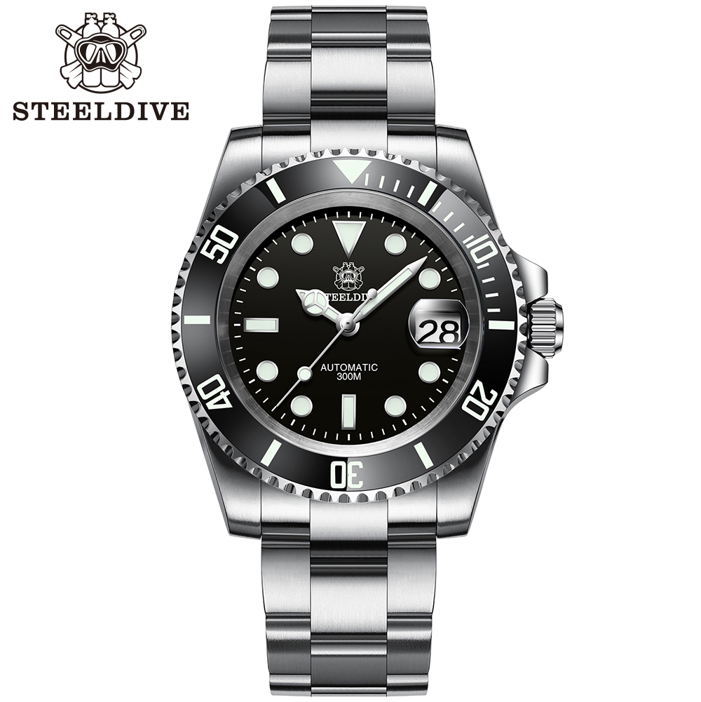 Steeldive Ceramic Bezel 41mm NH35 Automatic Dive Watch