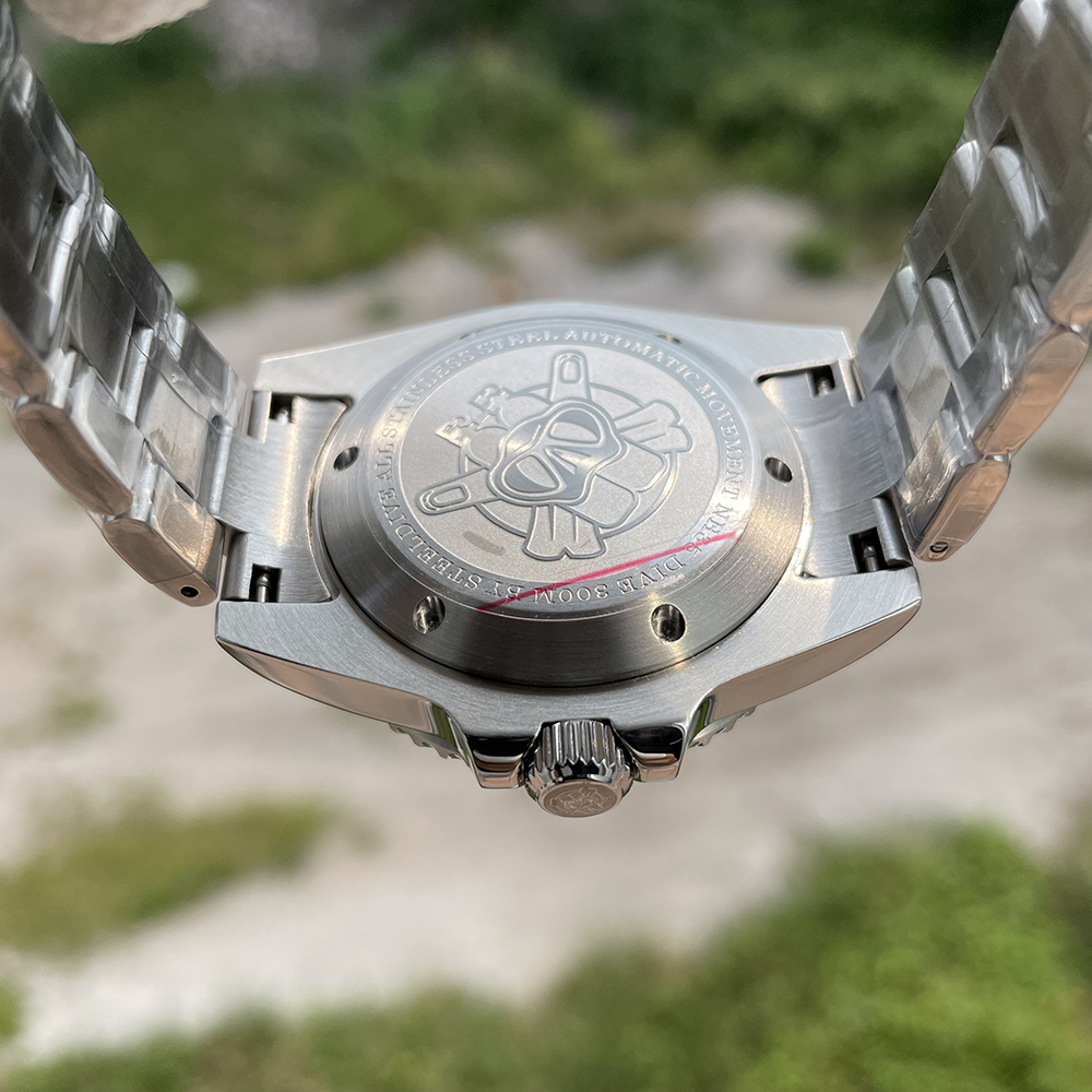 STEELDIVE Brand Diver Watch Turquoise Dial Stainless Steel