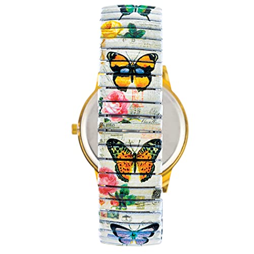 Stylish Elastic Band Watch with Large Analog Face