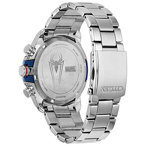 Citizen Marvel Spider Man Eco-Drive Watch in Stainless