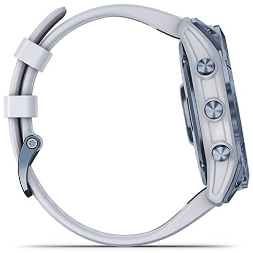 Garmin Fenix 7X Sapphire Solar Smartwatch with Whitestone Band