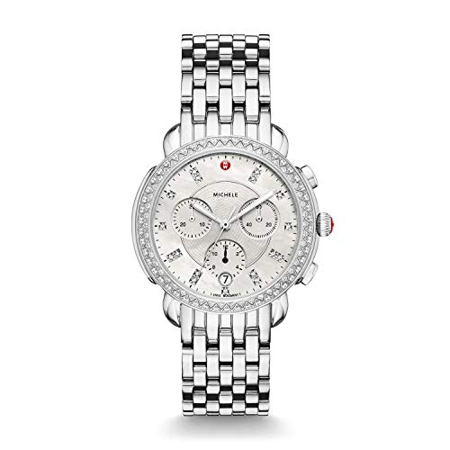 Diamond Swiss Chronograph Mother of Pearl Women's Watch