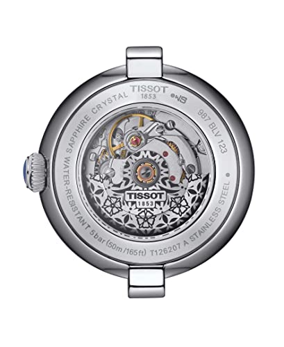 Tissot Blue Bellissima Automatic Women's Stainless Steel Watch