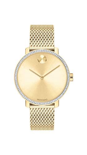 Women's Movado Yellow Shimmer Bracelet Casual Swiss Watch