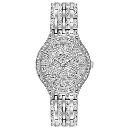 Bulova Crystal Phantom Stainless Steel Ladies' Quartz Watch